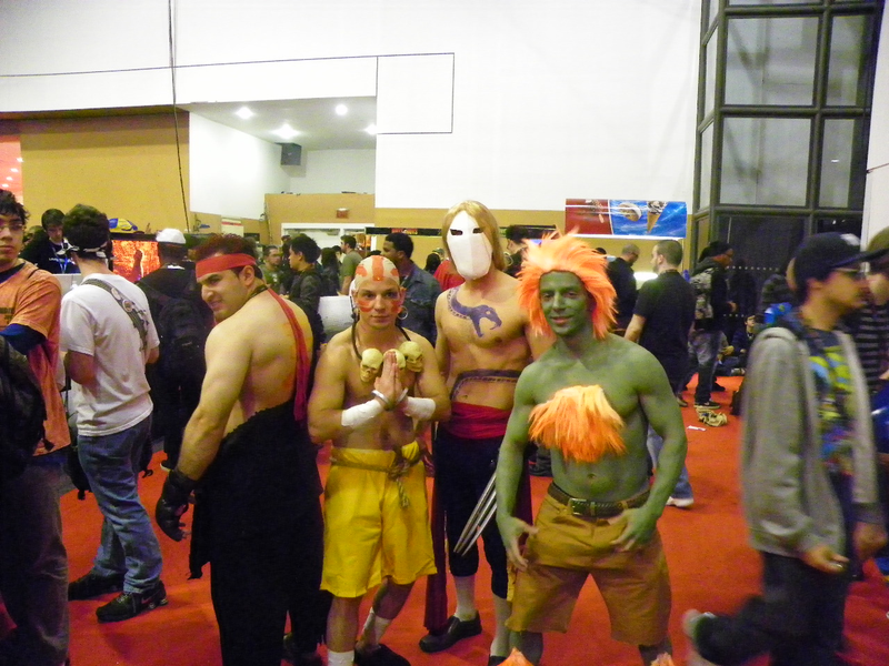 Illustration for article titled New York Comic-Con 2011 Day Four Cosplay with Dead Space Kid and Super Friends